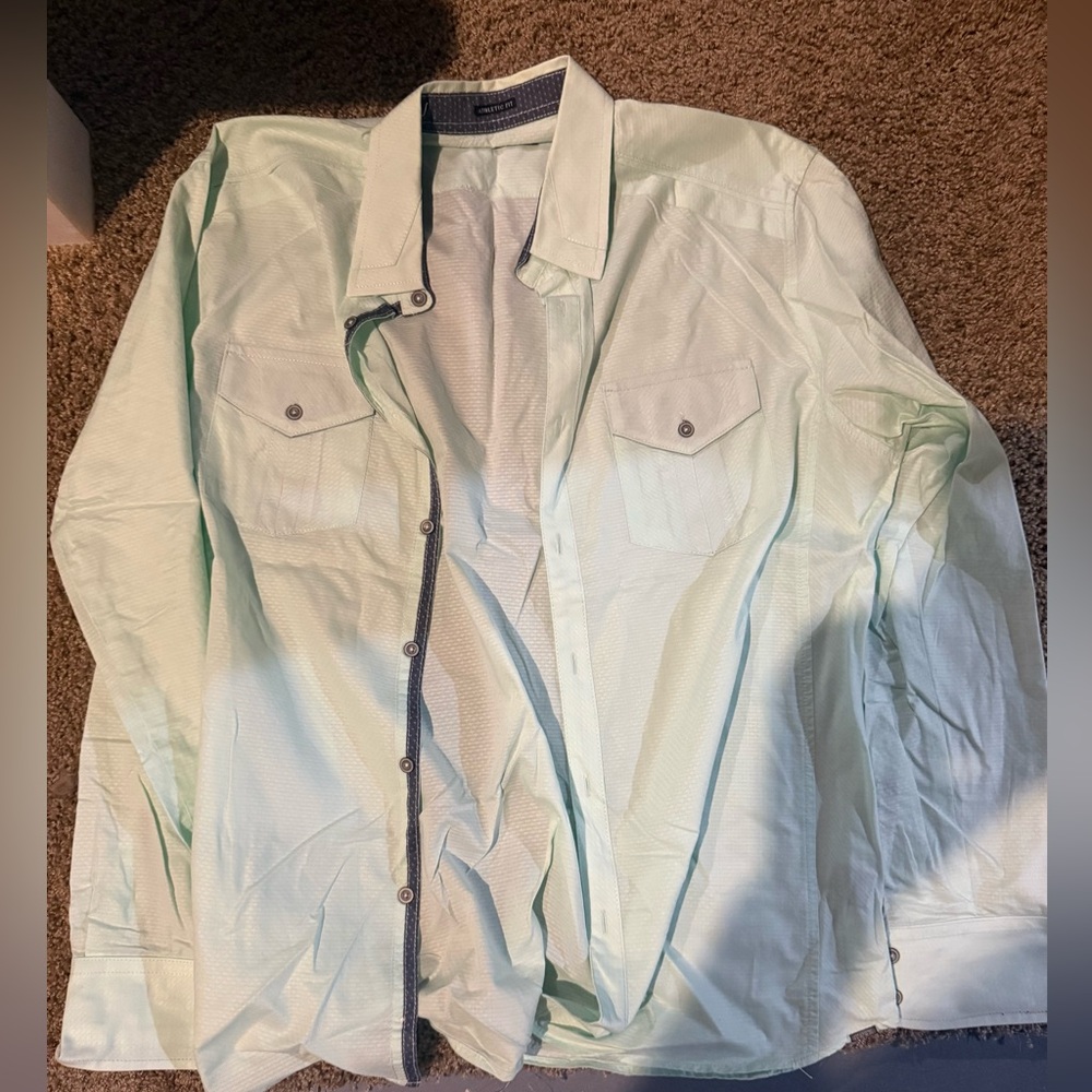 Buckle Black Men’s Button Up